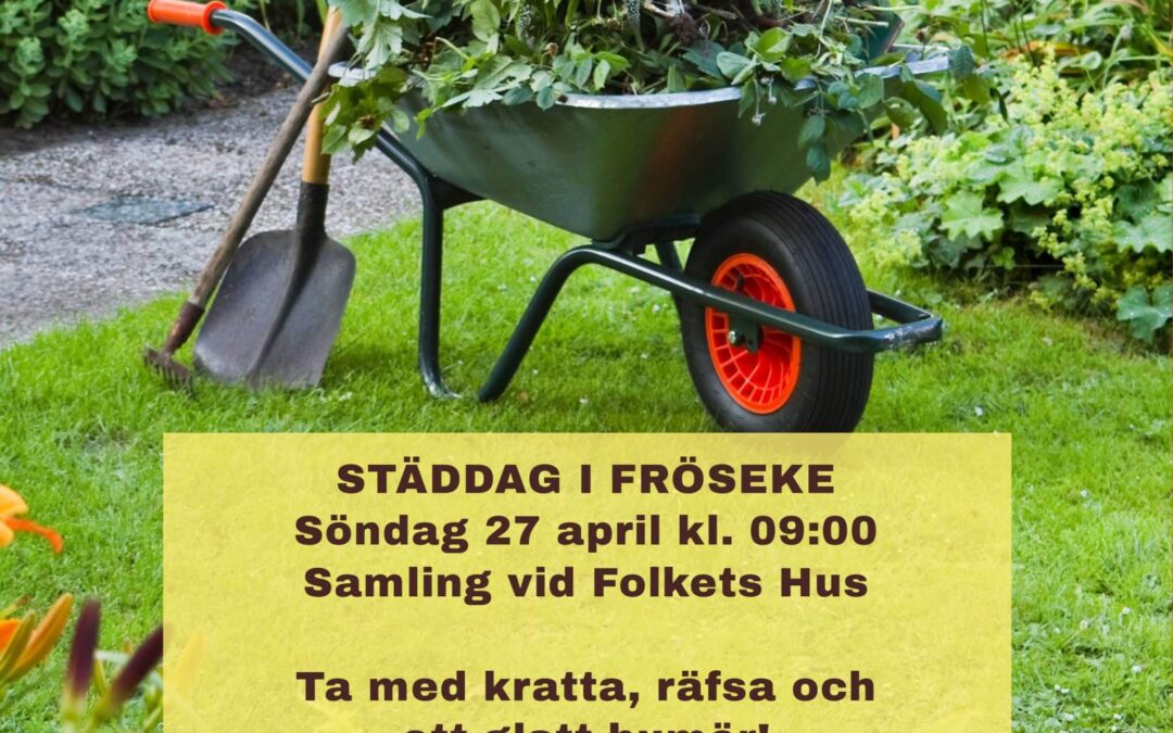 Vårstädning i Fröseke!