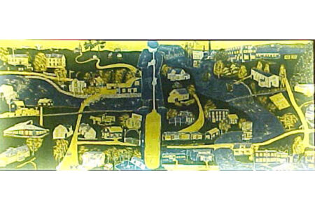 Batiktavla av Ros-Marie Elling